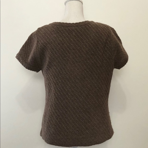 Smitten Brown Lambswool Cashmere Cardigan - Picture 3 of 8